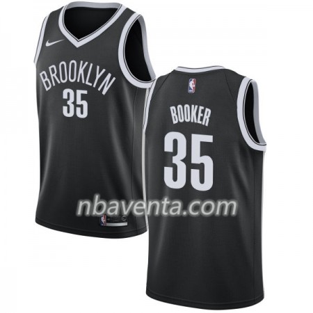 Camiseta Hombre Brooklyn Nets Trevor Booker 35 Nike 2017-18 Negro Swingman Camiseta Hombre Brooklyn Nets Trevor Booker 35 Nike 2017-18 Negro Swingman